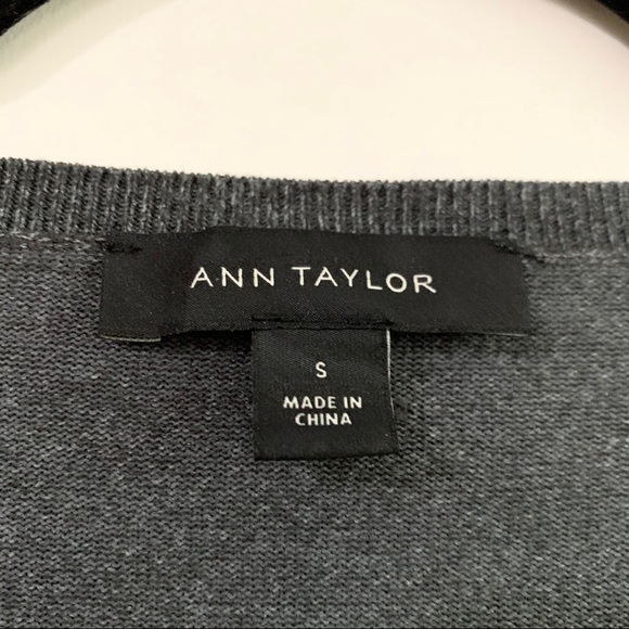 ANN TAYLOR The Sweater Tee in Silver Lake Gray - Picture 3 of 6